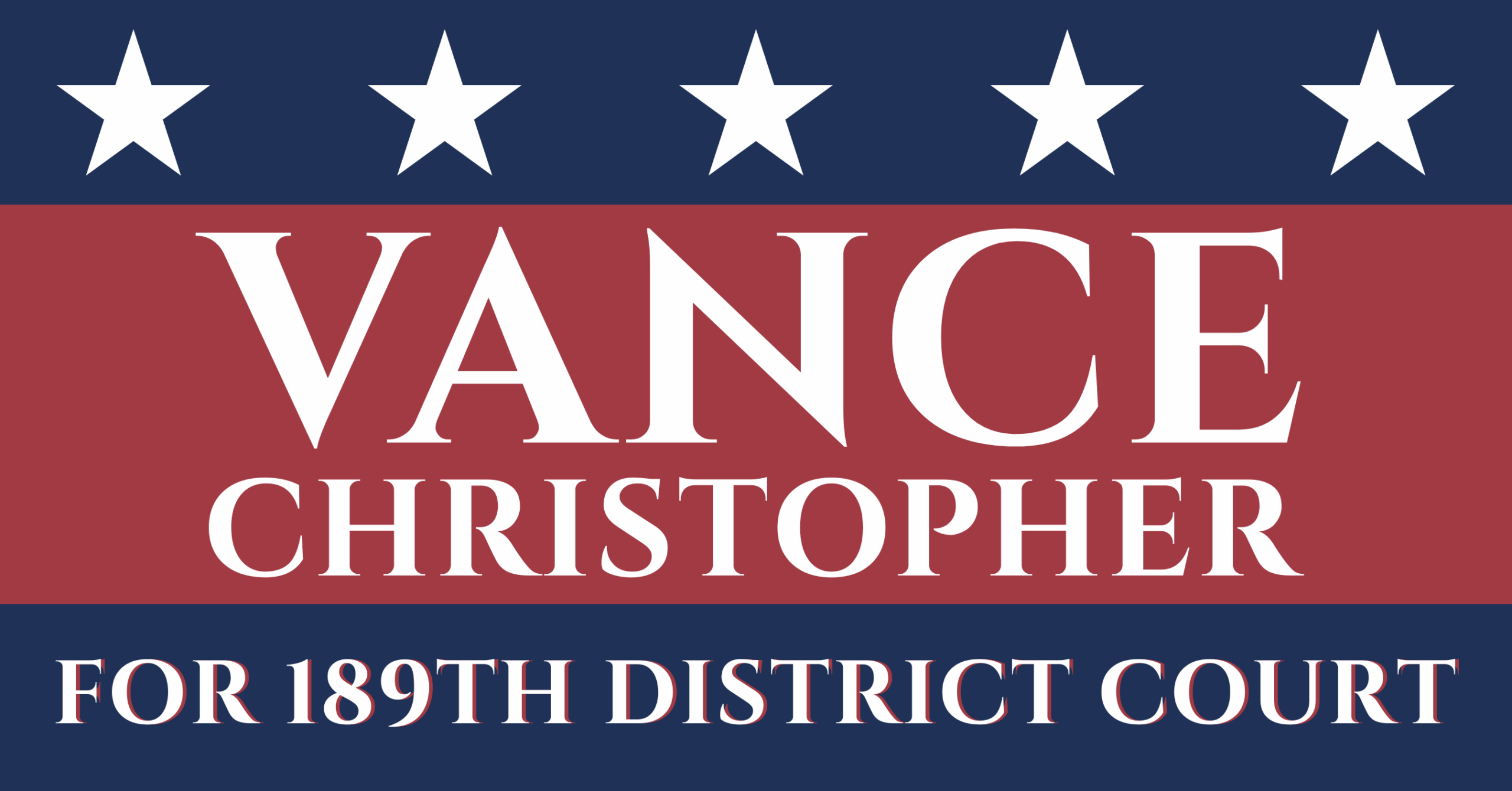 Vance Christopher for District Judge